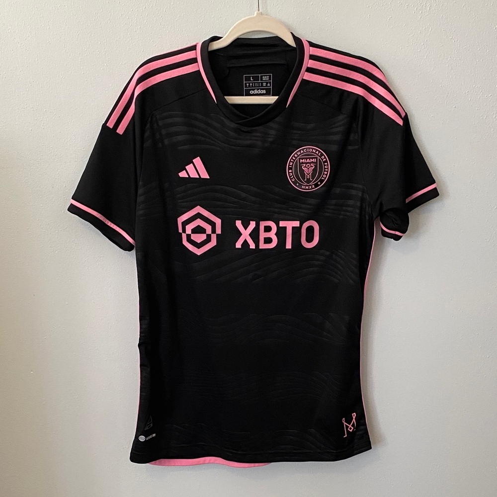 Adidas Black & Pink MESSI Jersey